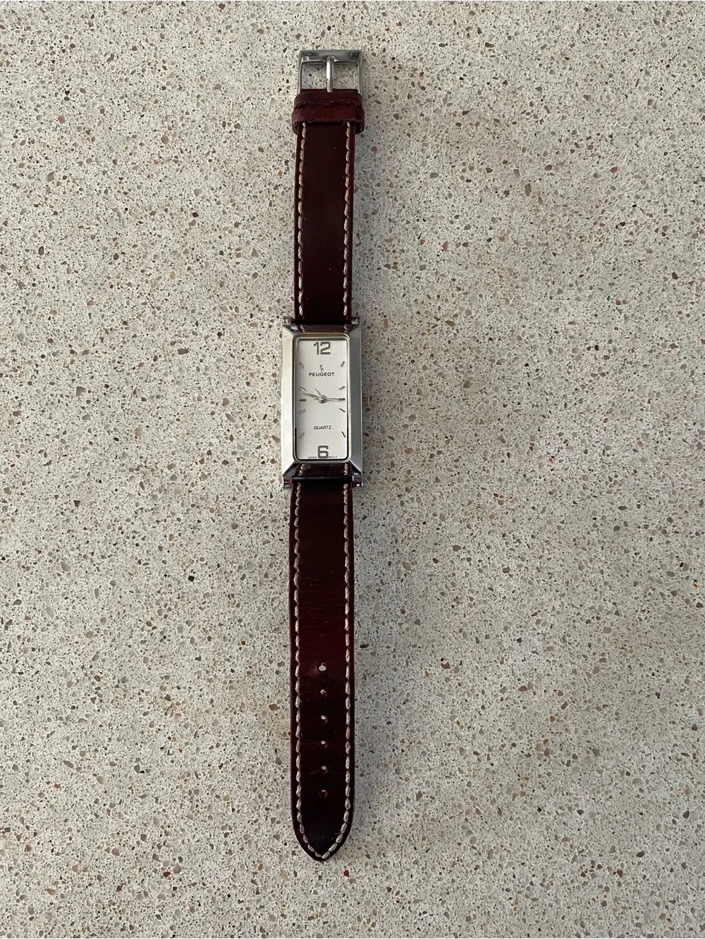 Vintage Peugeot Women’s Watch with Leather Band